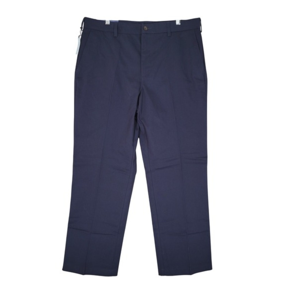 NWT‎ Croft & Barrow Khaki Pants Mens 36x30 Navy Straight Fit CBCP0417 Easy Care